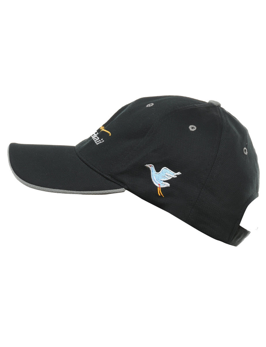 Black Hawaii Design Cap - XS