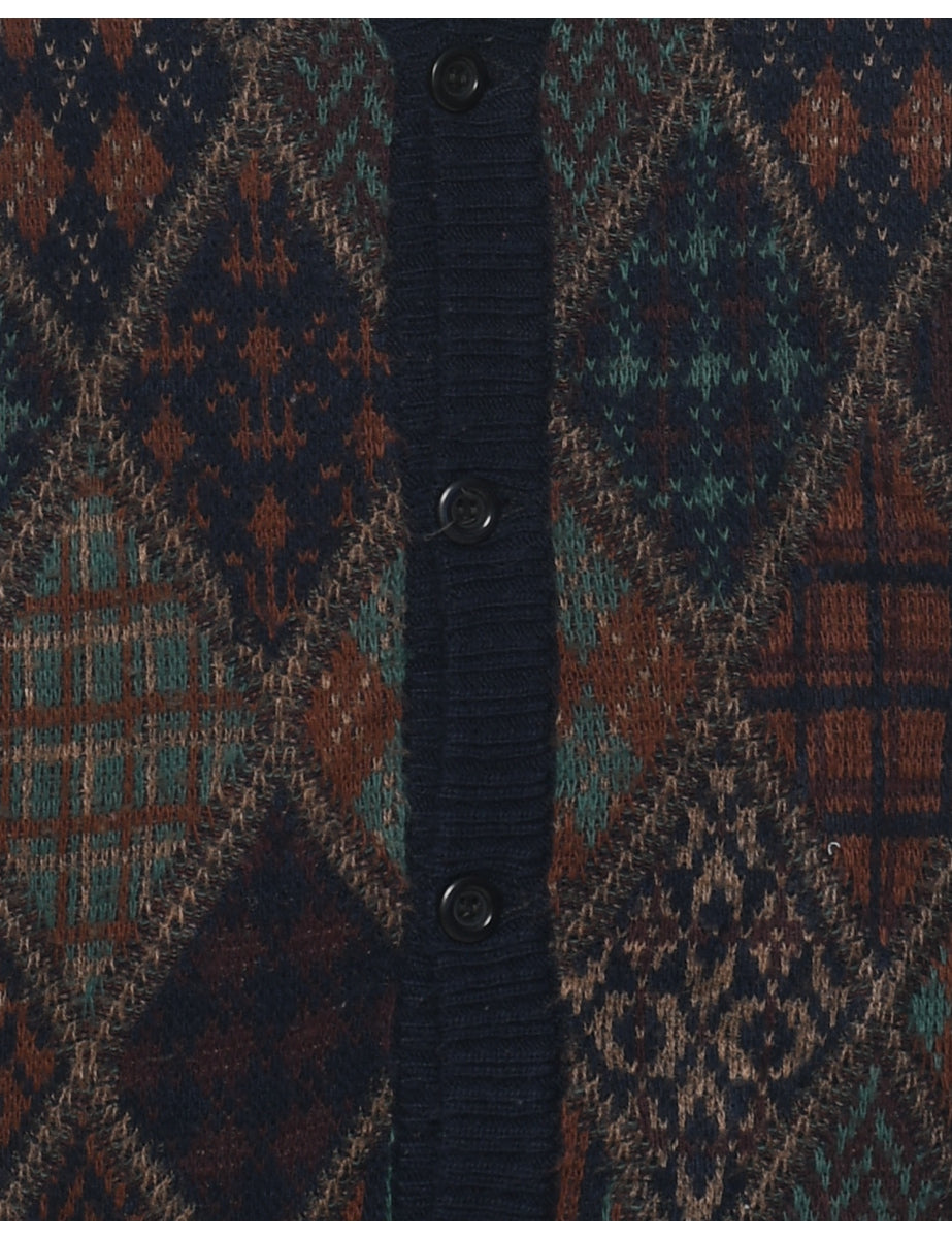 Argyle Sweater Vest - M
