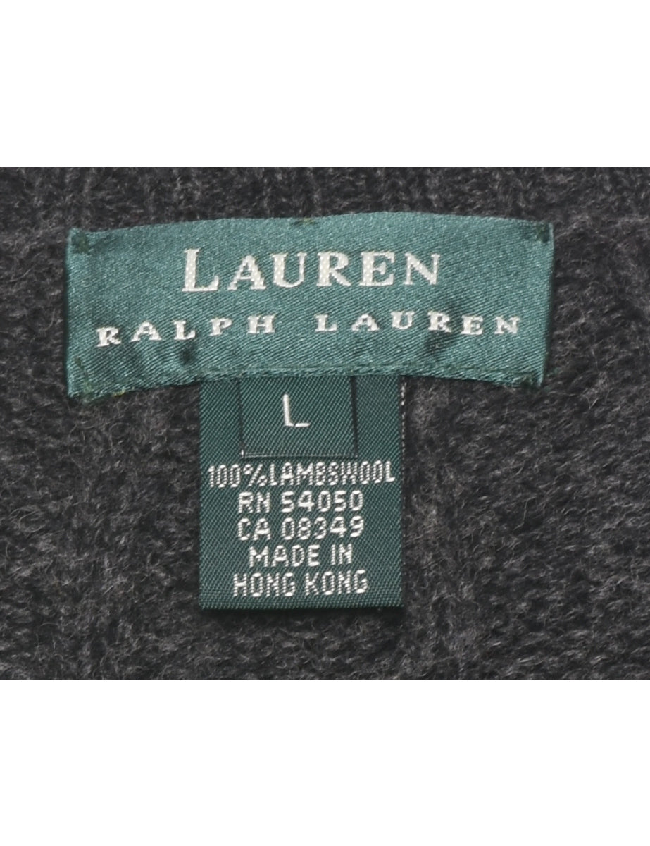 Ralph Lauren Cable Knit Jumper - L