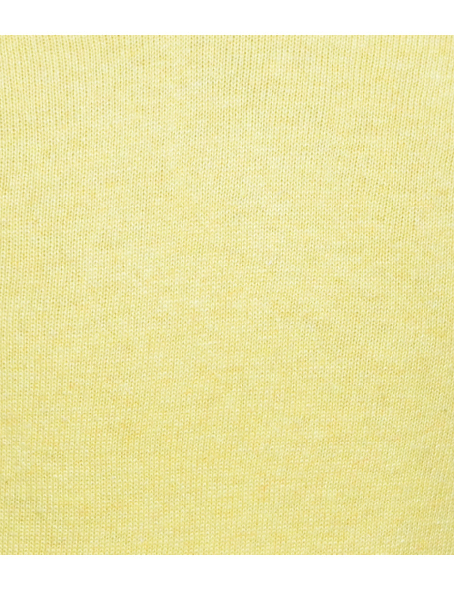 Yellow Classic Knit Jumper - S
