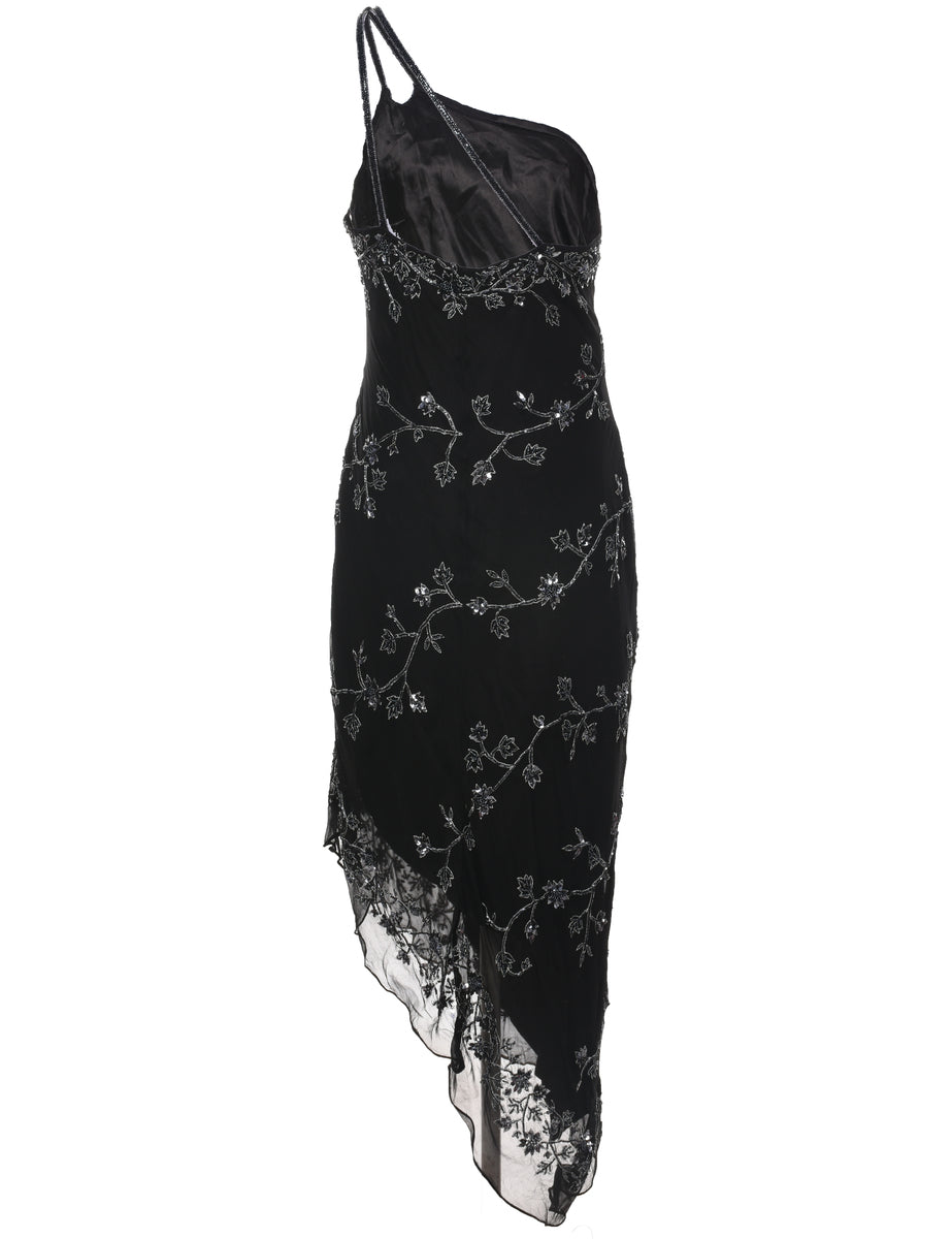 Silk Y2K Evening Dress - L