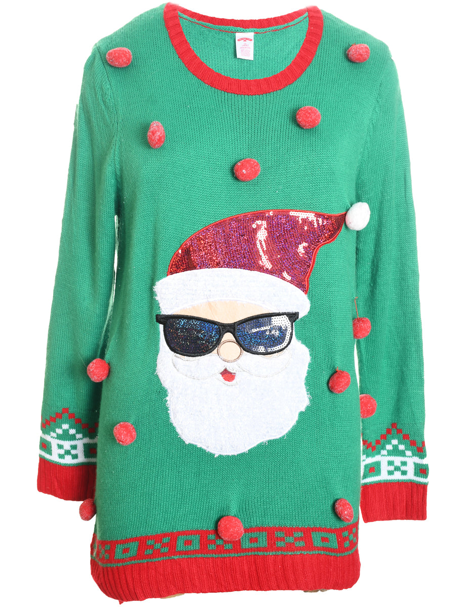 Santa Claus Christmas Jumper - XL