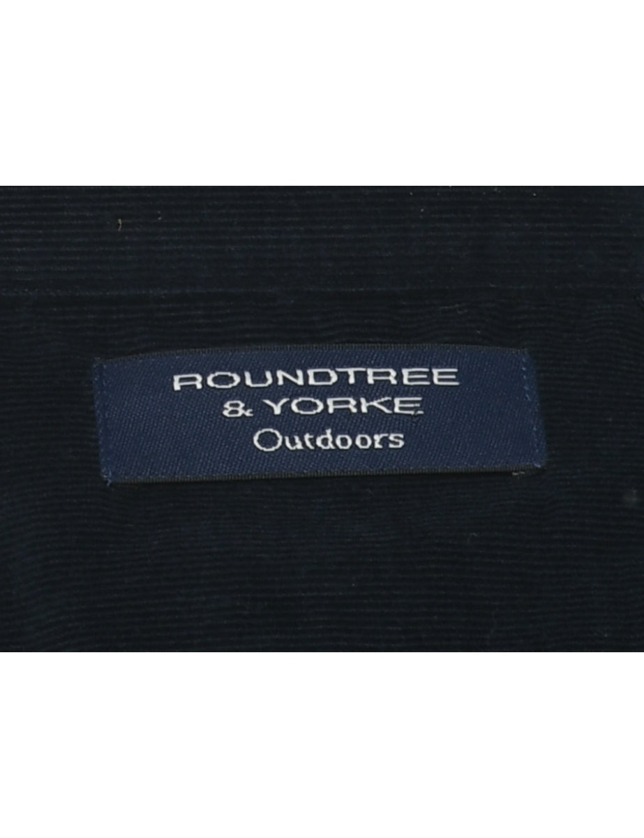 Corduroy Navy Shirt - L