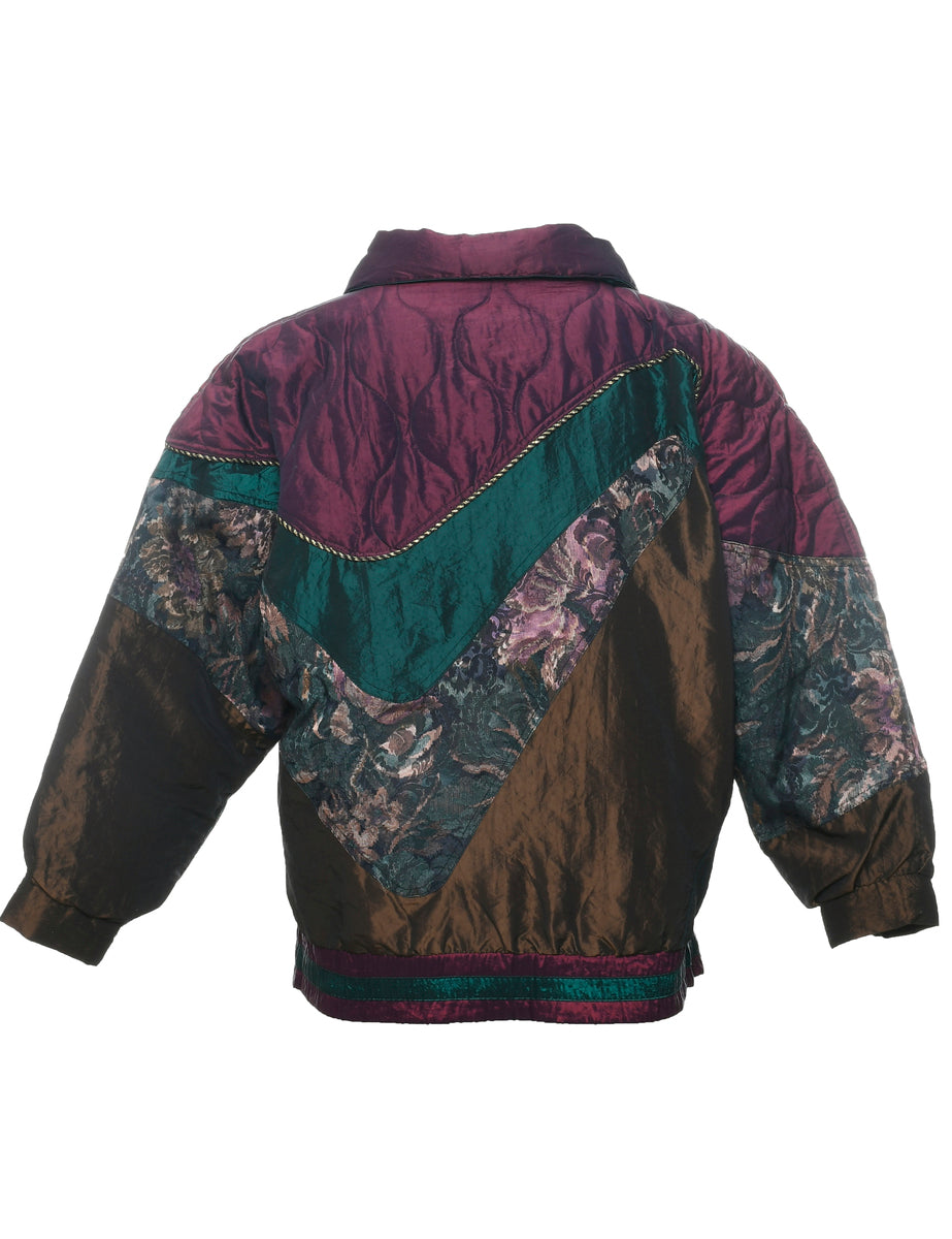 Patchwork Ski Jacket - S