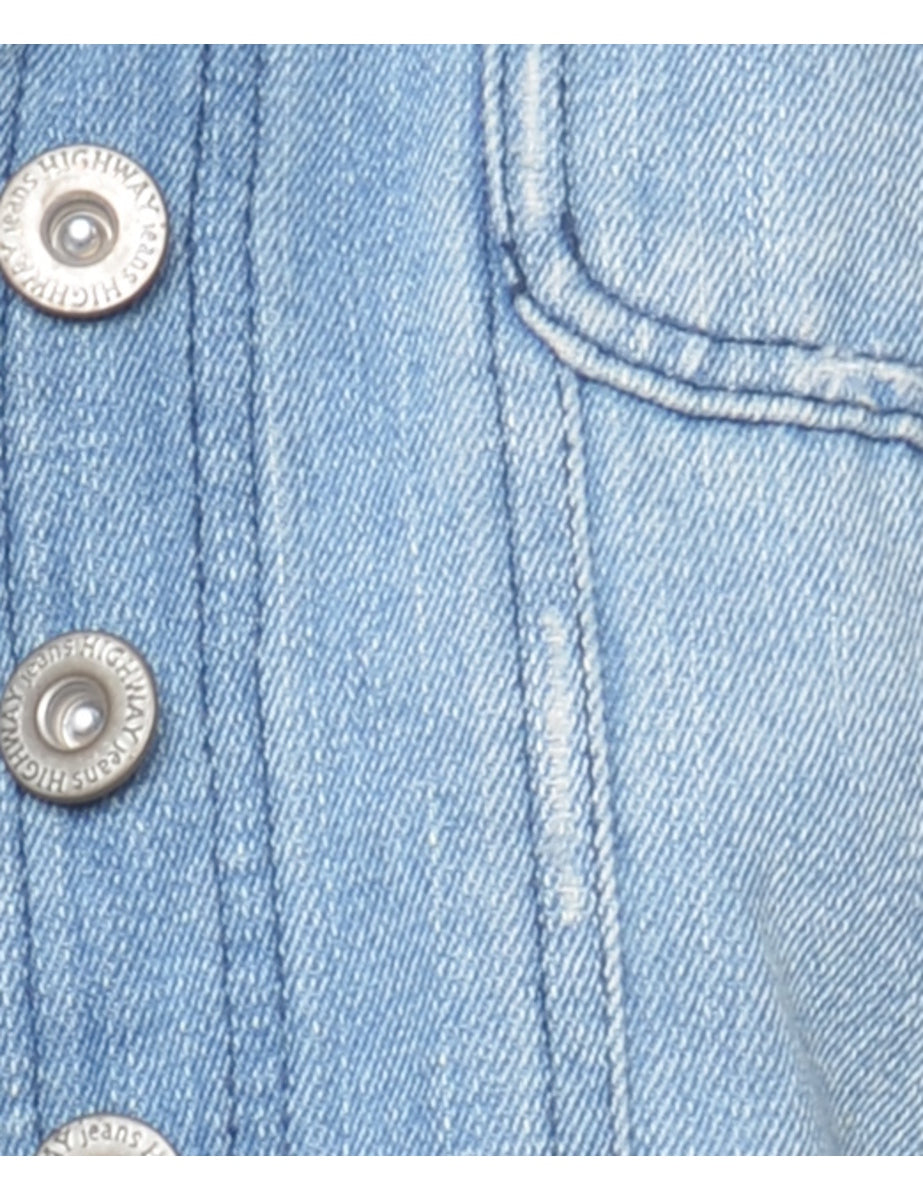 Light Wash Denim Jacket - M