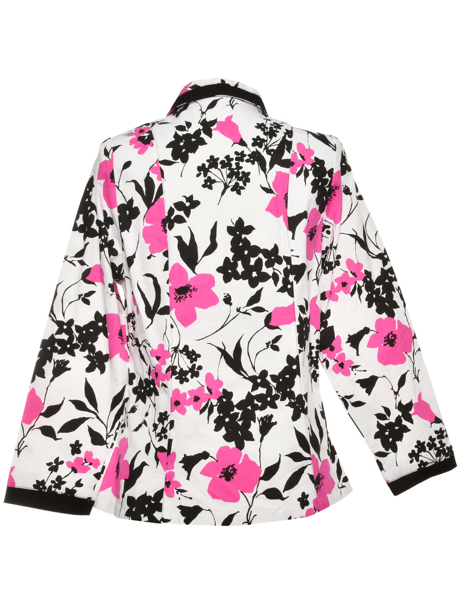 Floral Pattern Multi-Colour Jacket - XL
