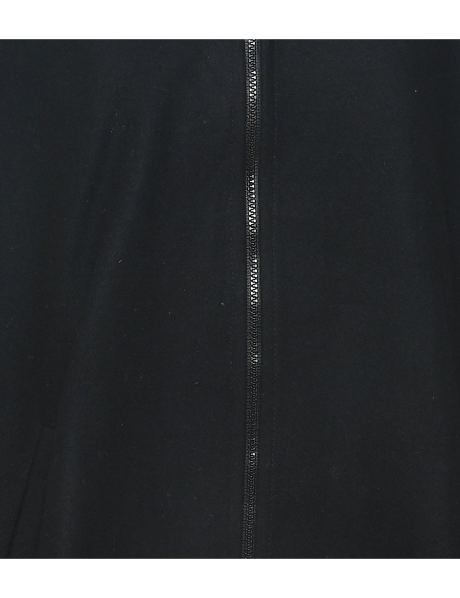 Black Wool Coat - M