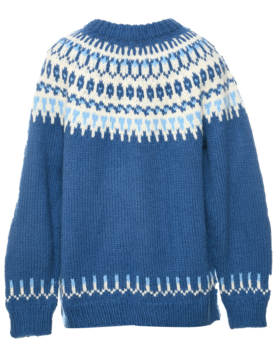 Nordic Blue Jumper - XL