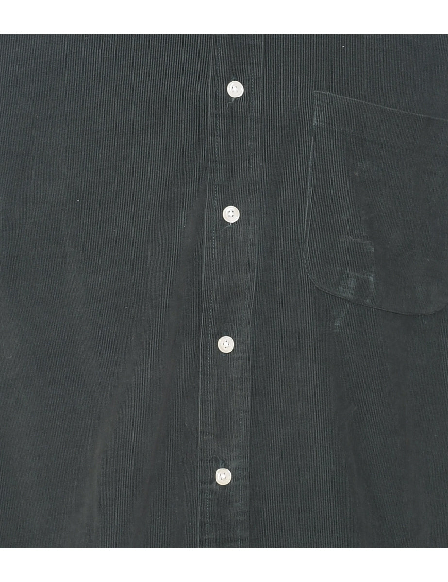 Corduroy Dark Green Shirt - M