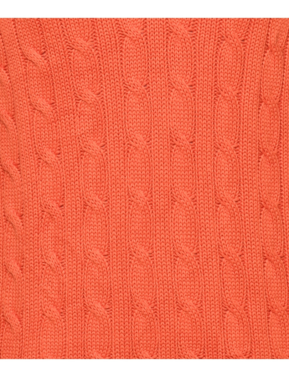 Ralph Lauren Orange Jumper - L