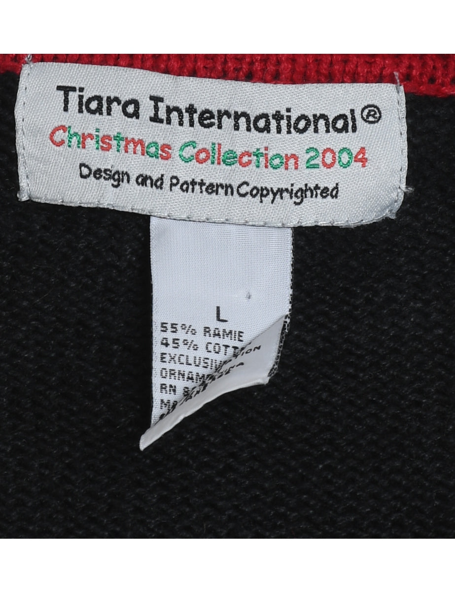 Santa Claus Christmas Jumper - L