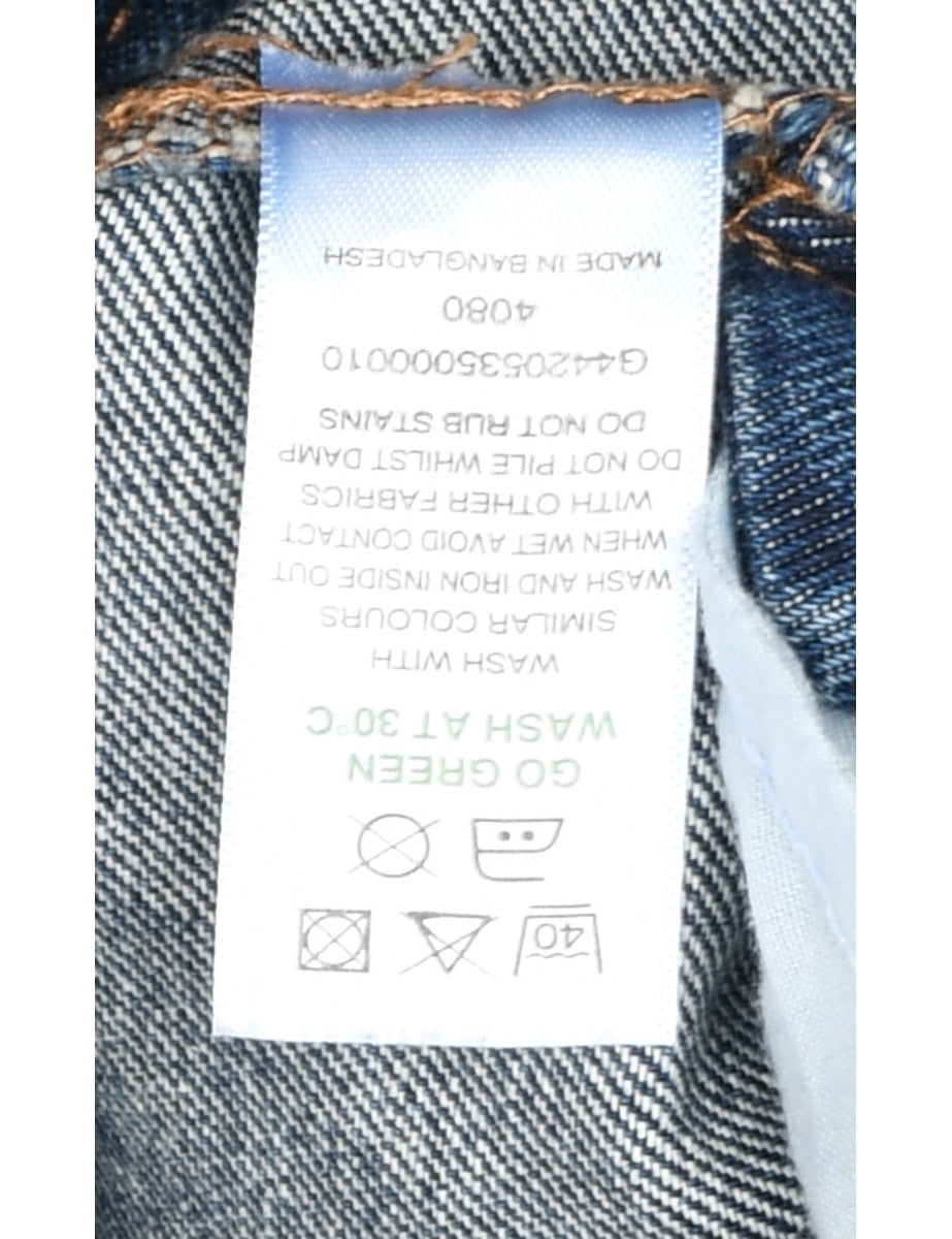 Dark Wash Denim Pinafore Dress - 4 YEARS