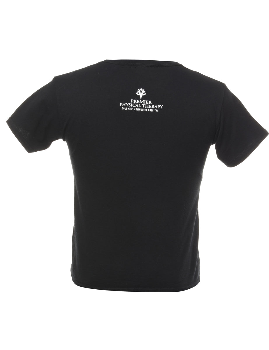 Gildan Scotus Basketball Printed T-shirt - M