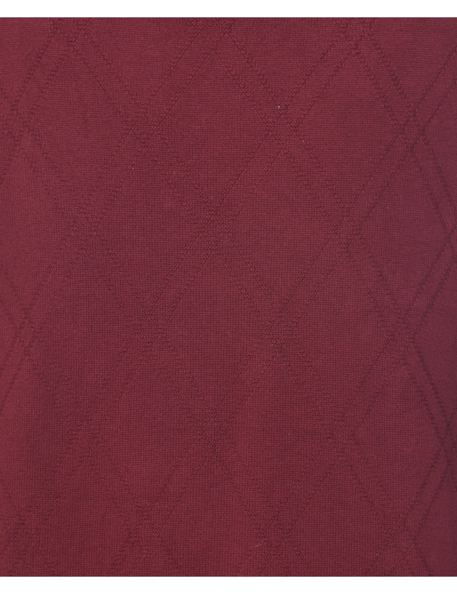 Saddlebred Maroon Vest - L