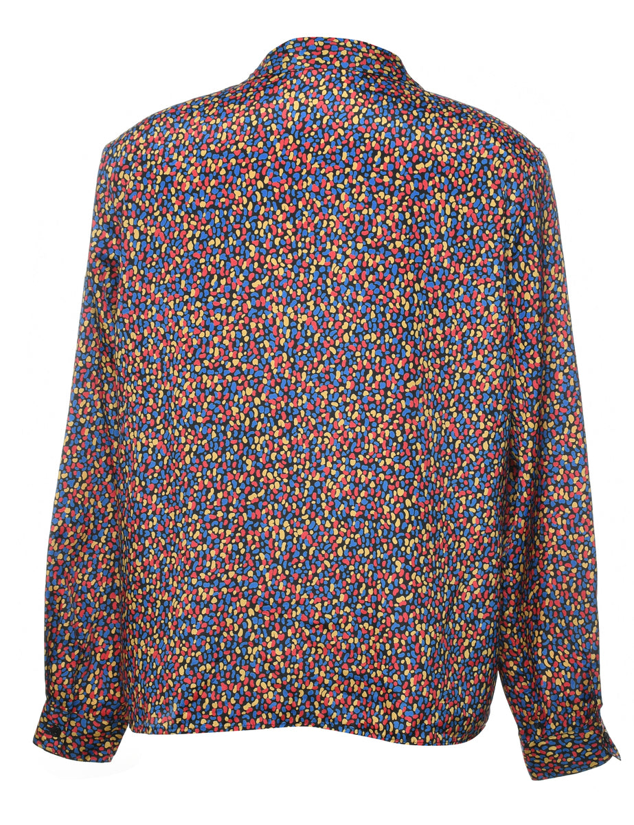 Multi-colour Patterned Blouse - L