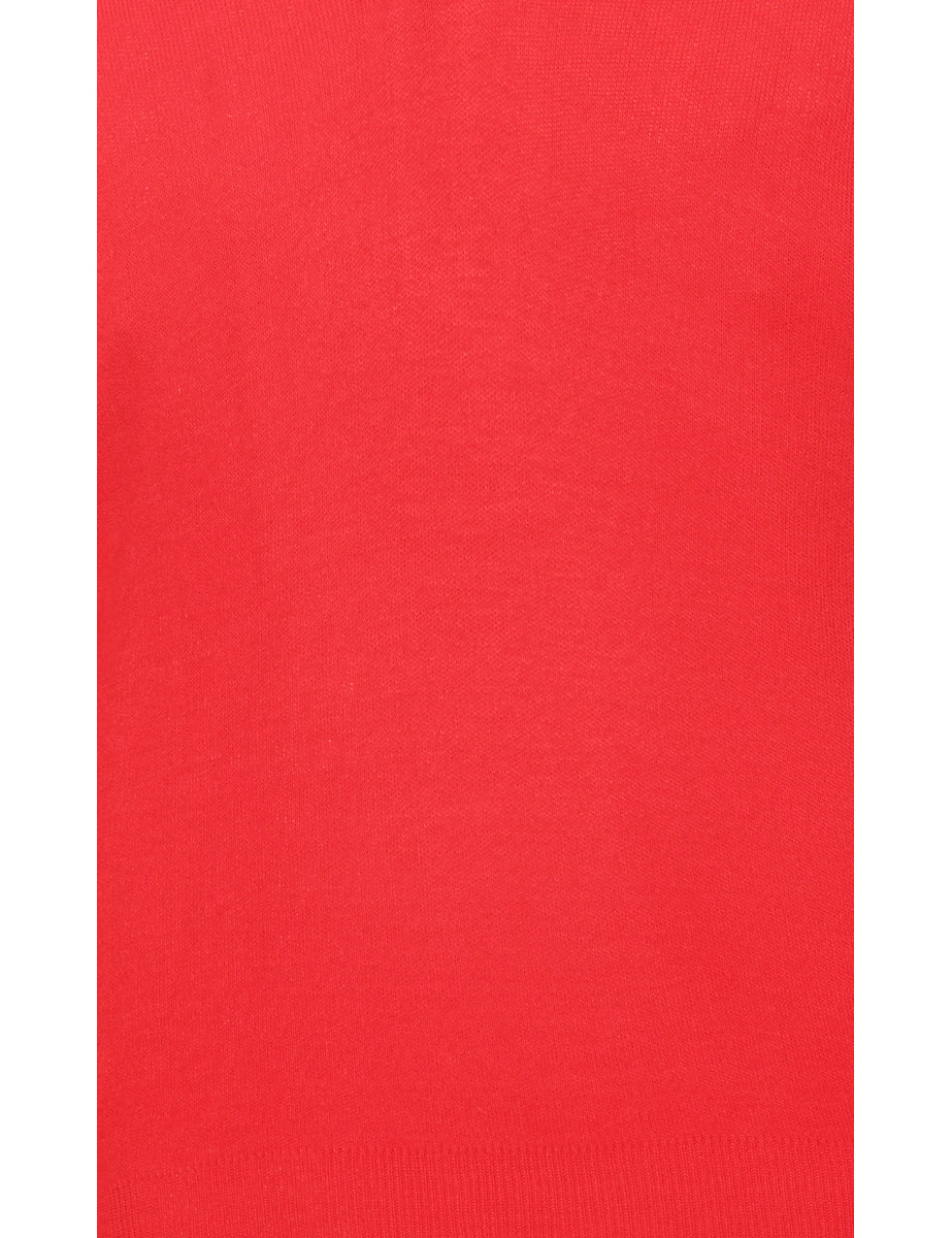 Fine Knit Red Jumper - XXL
