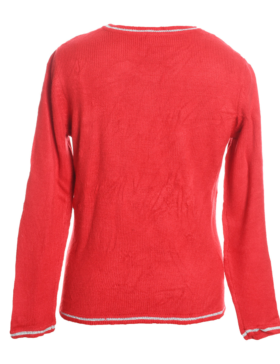 Santa Claus Christmas Jumper - M