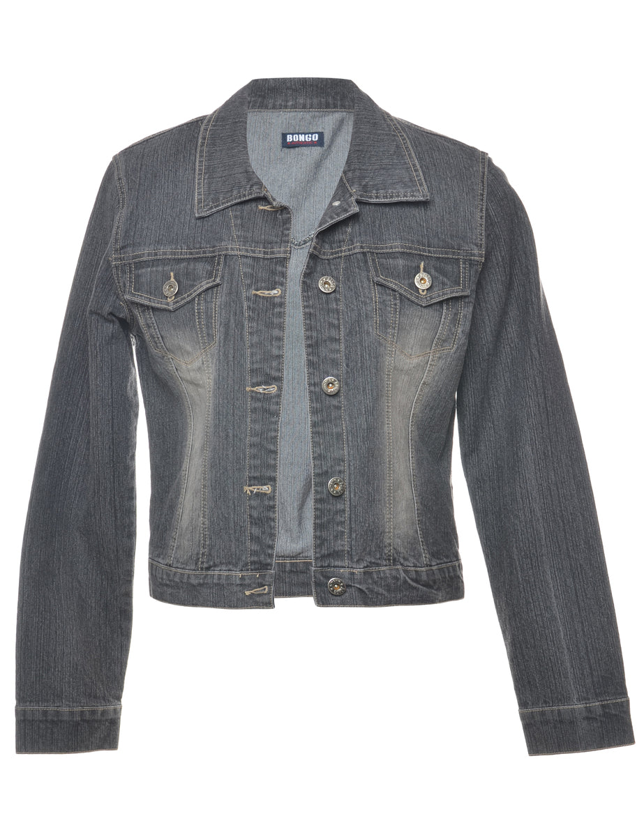 Black Denim Jacket - M