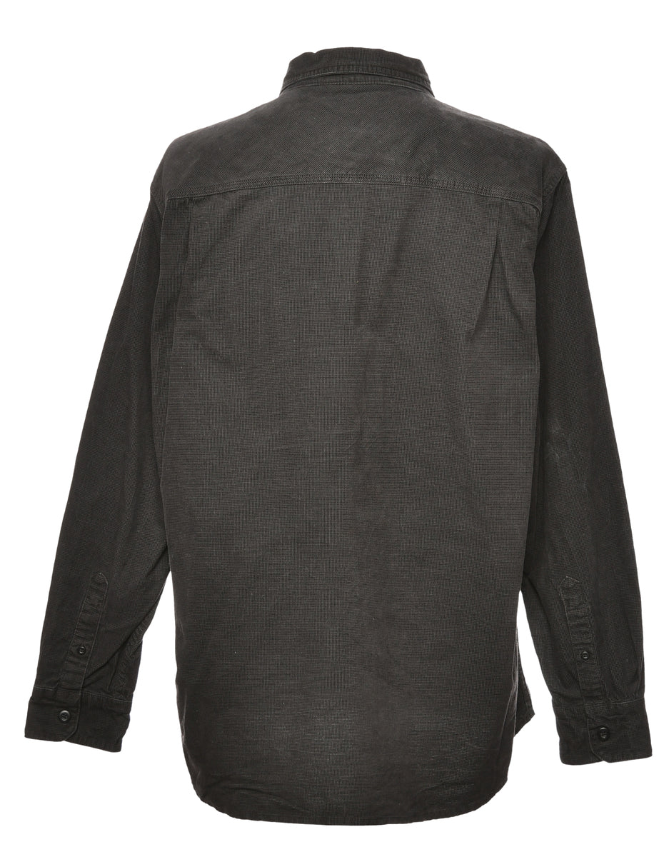 Dark Grey Corduroy Shirt - L
