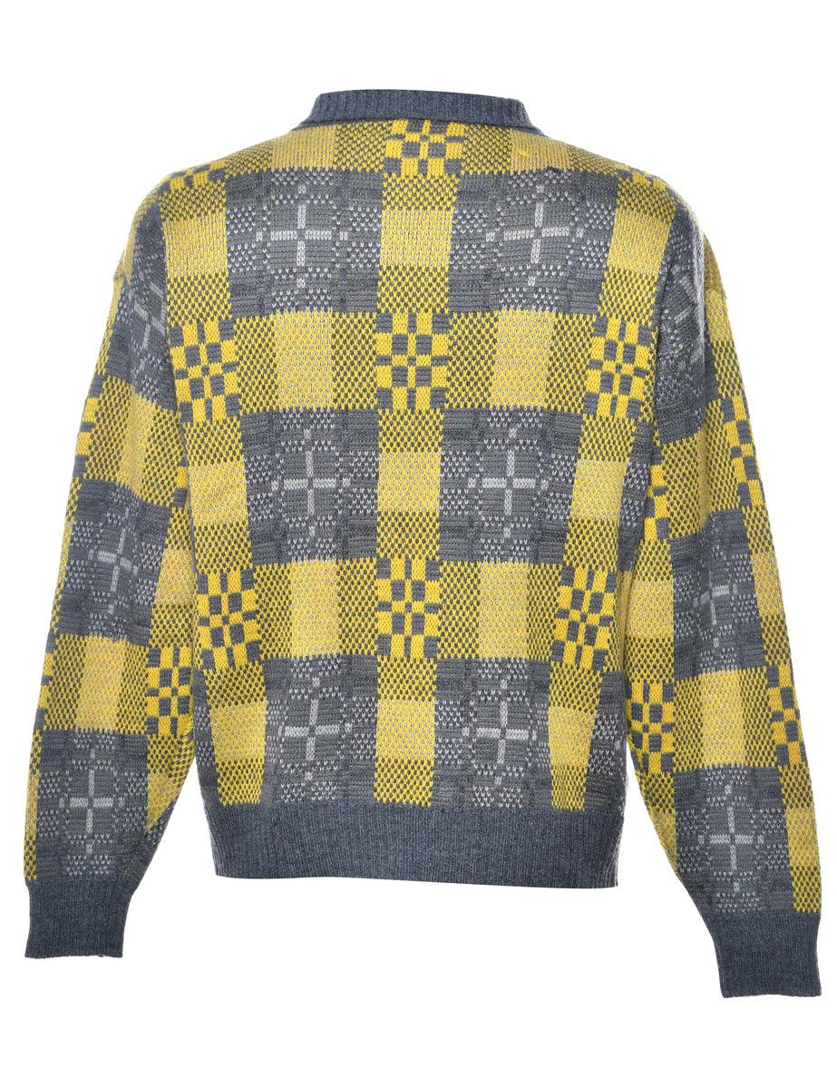 Geometric Pattern Jumper - M