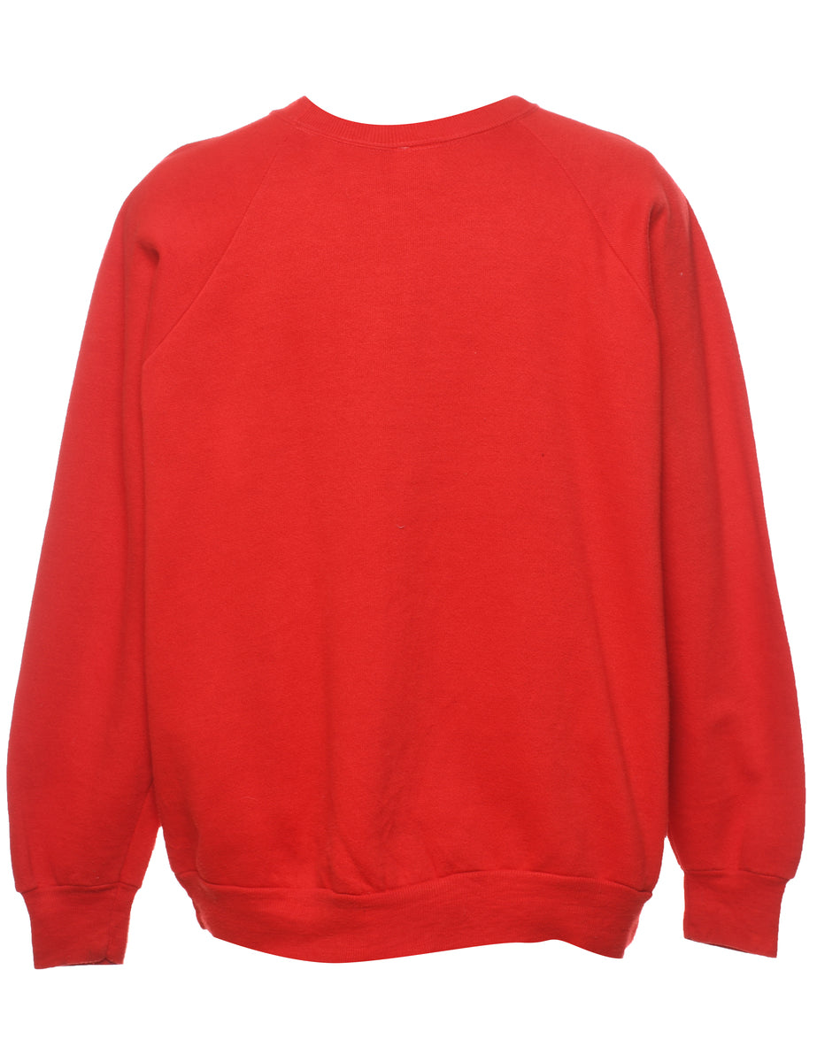 Red Christmas Sweatshirt - L