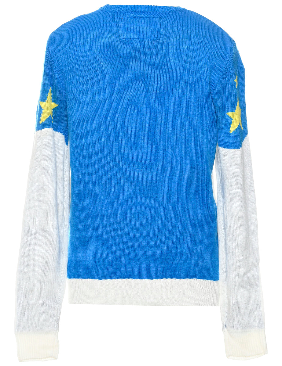 Santa Claus Christmas Jumper - M
