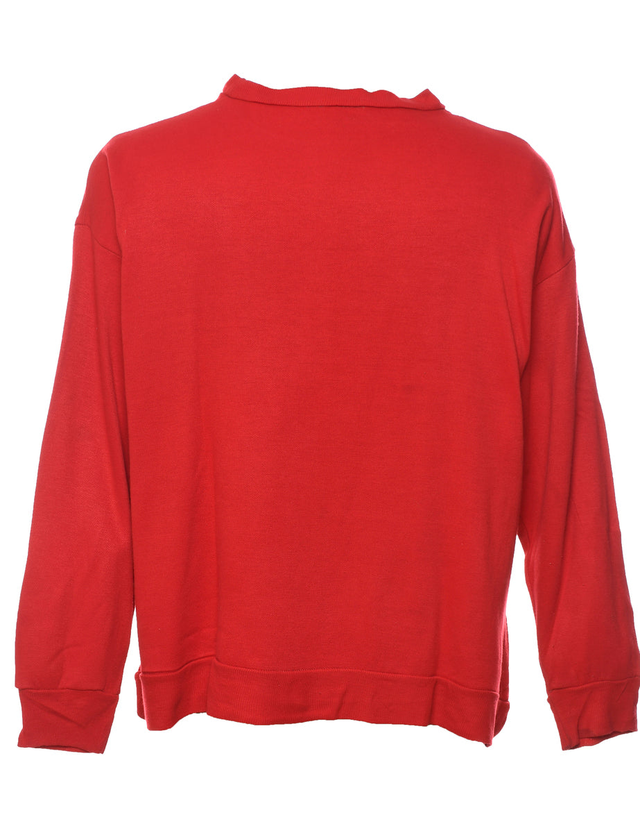 Santa Claus Christmas Sweatshirt - L