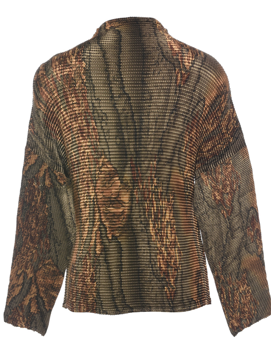 Smocked Evening Top - M