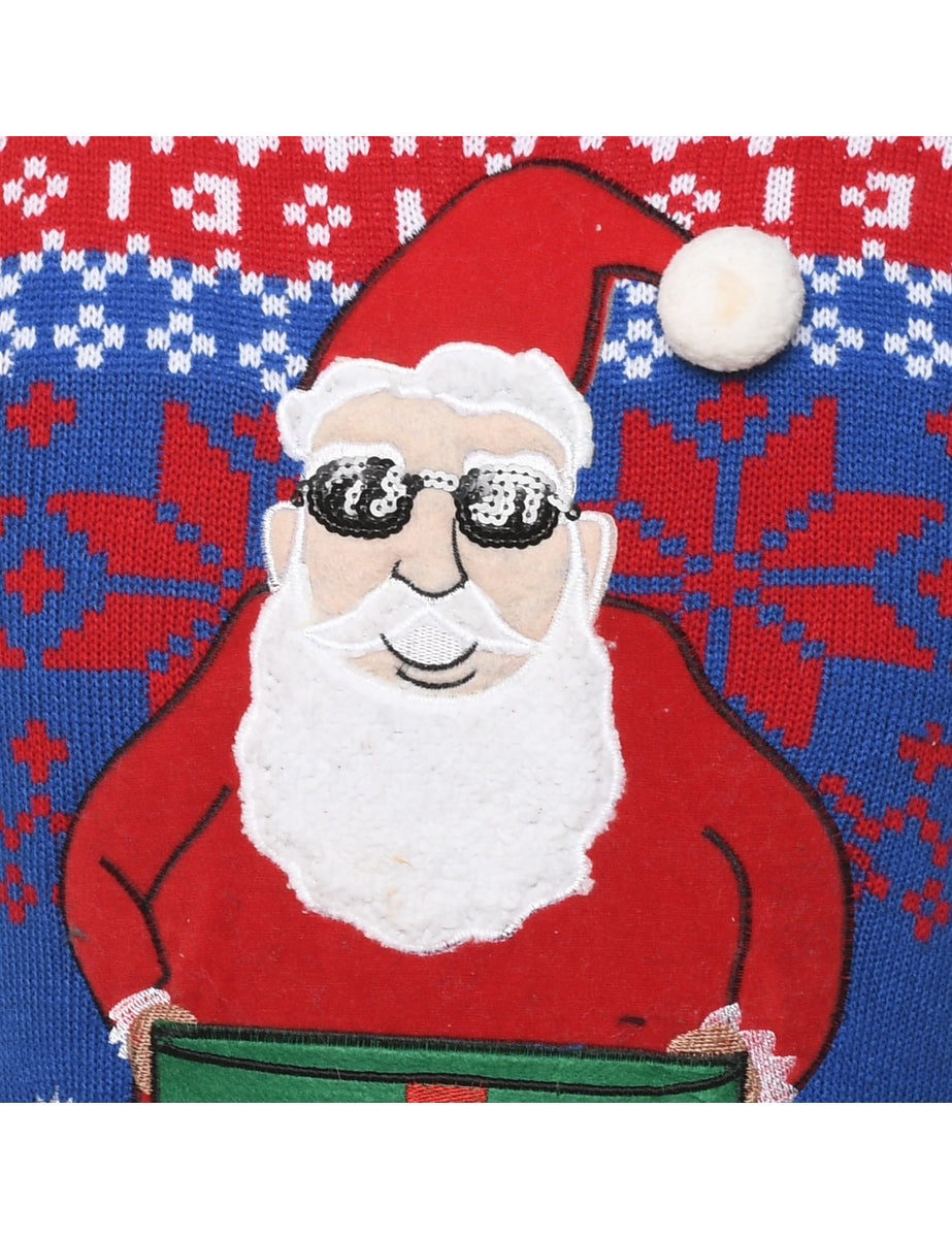 Santa Claus Christmas Jumper - S