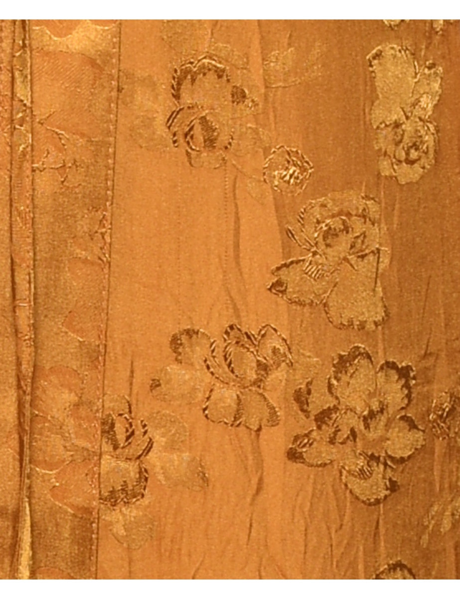 Jacquard Pattern Bed Jacket - M