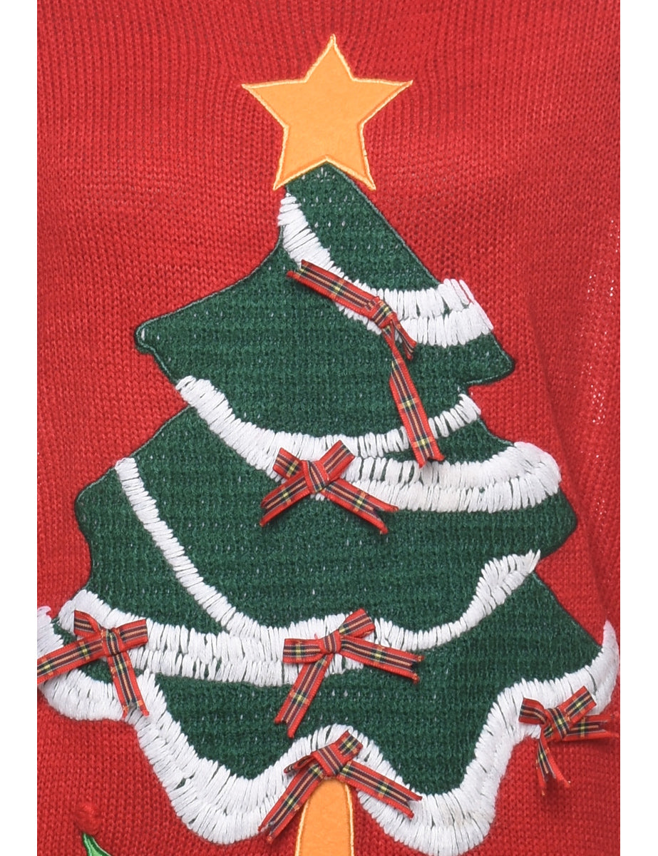 Christmas Tree Design Jumper - S