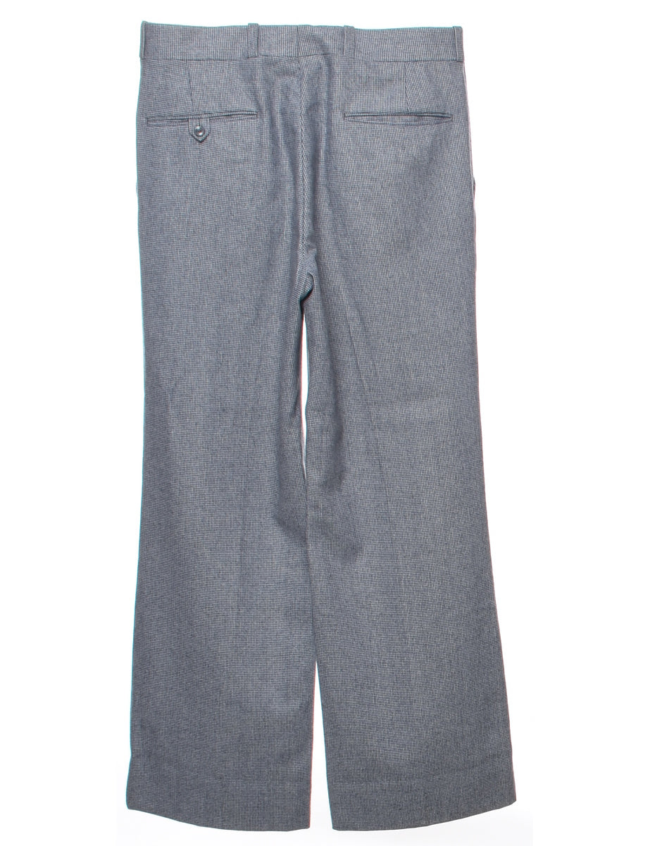 Checked Pattern Trousers - W30 L29
