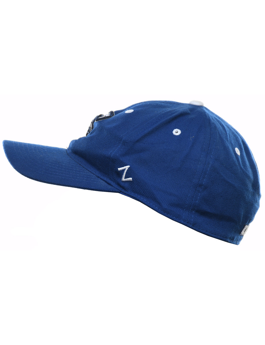 Blue Embroided Cap - XS