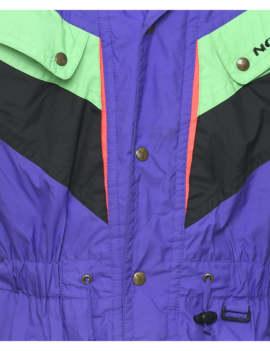 Zip Front Ski Jacket - M