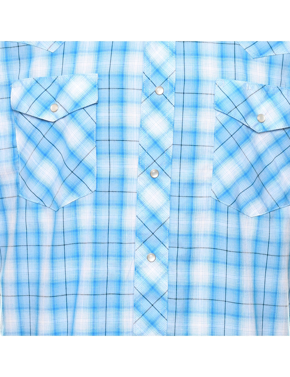 Wrangler Checked Western Shirt - L