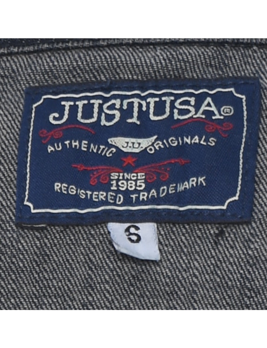 Stone Wash Denim Jacket - S