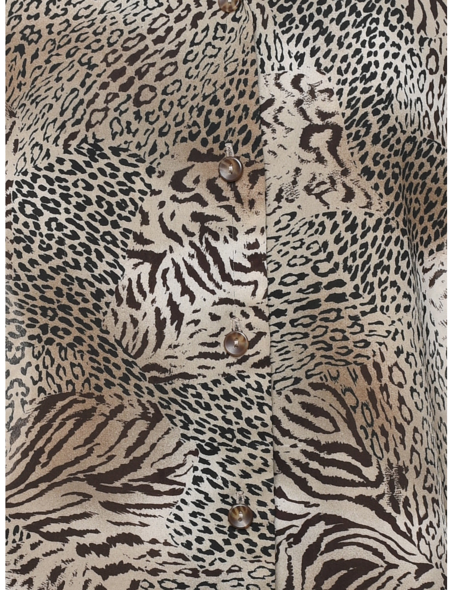 Leopard Print Shirt - XL