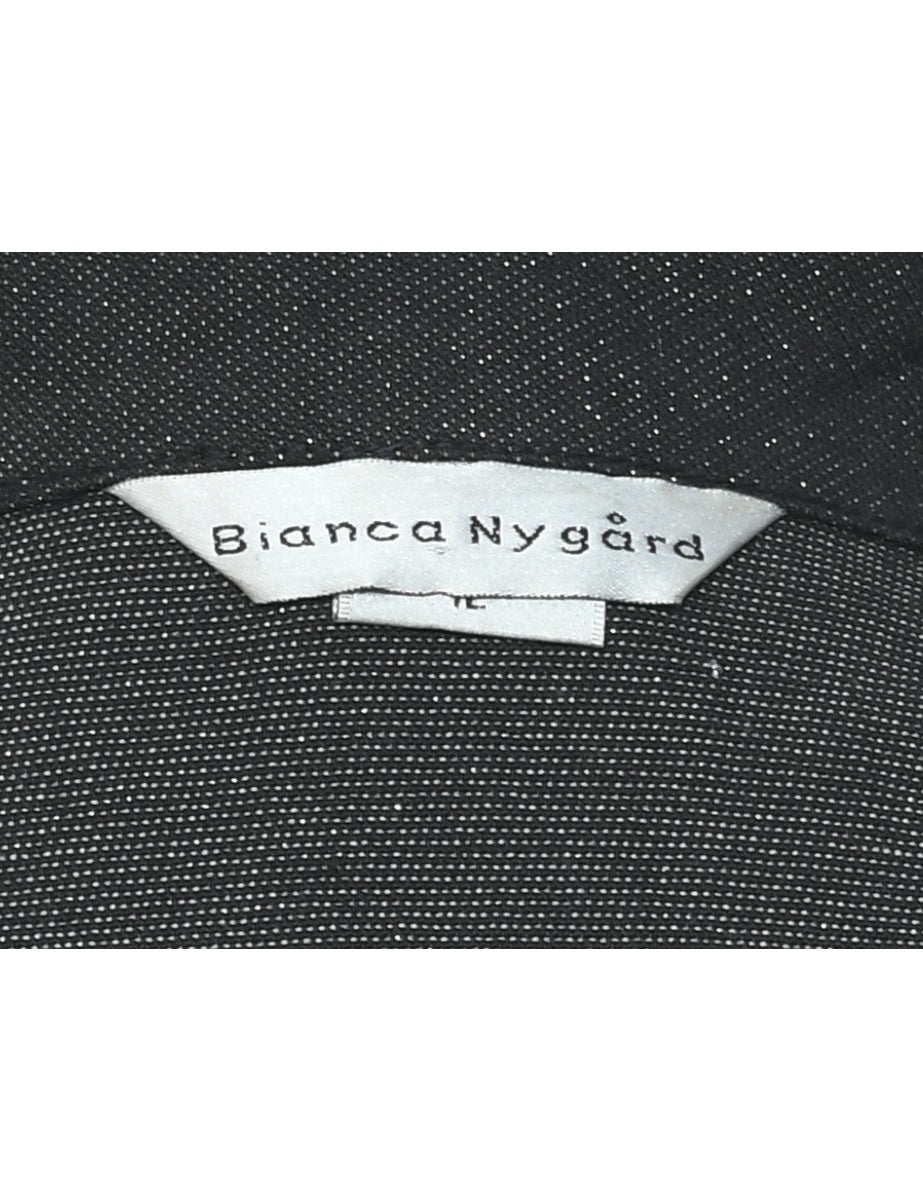 Black Denim Jacket - M