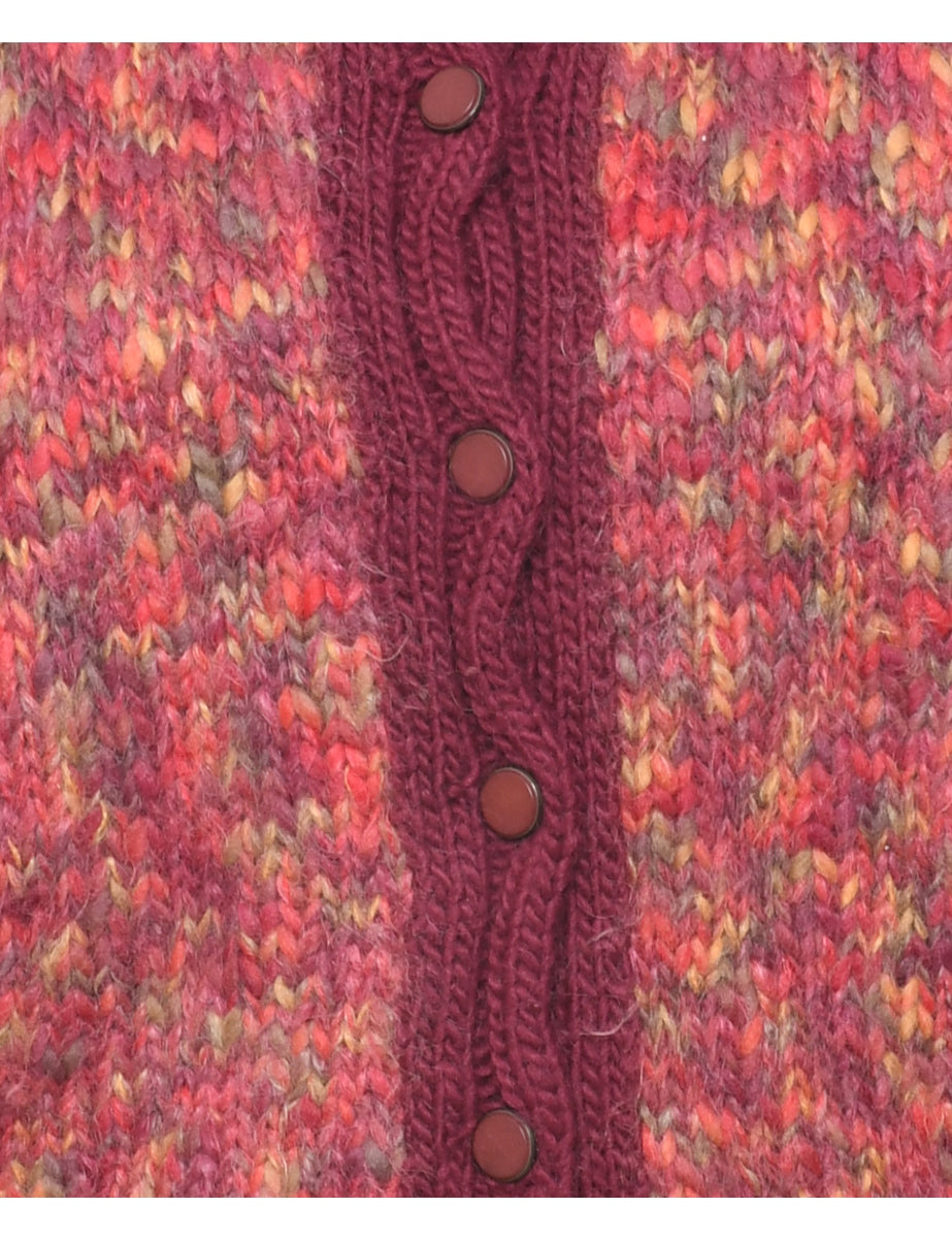 Button Through Cardigan - M