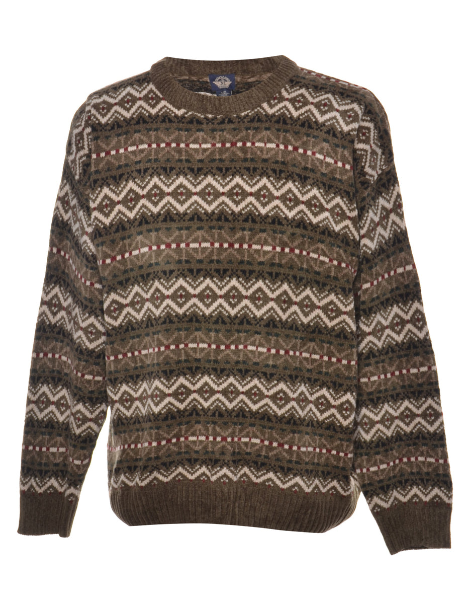 Dockers Patterned Jumper - L