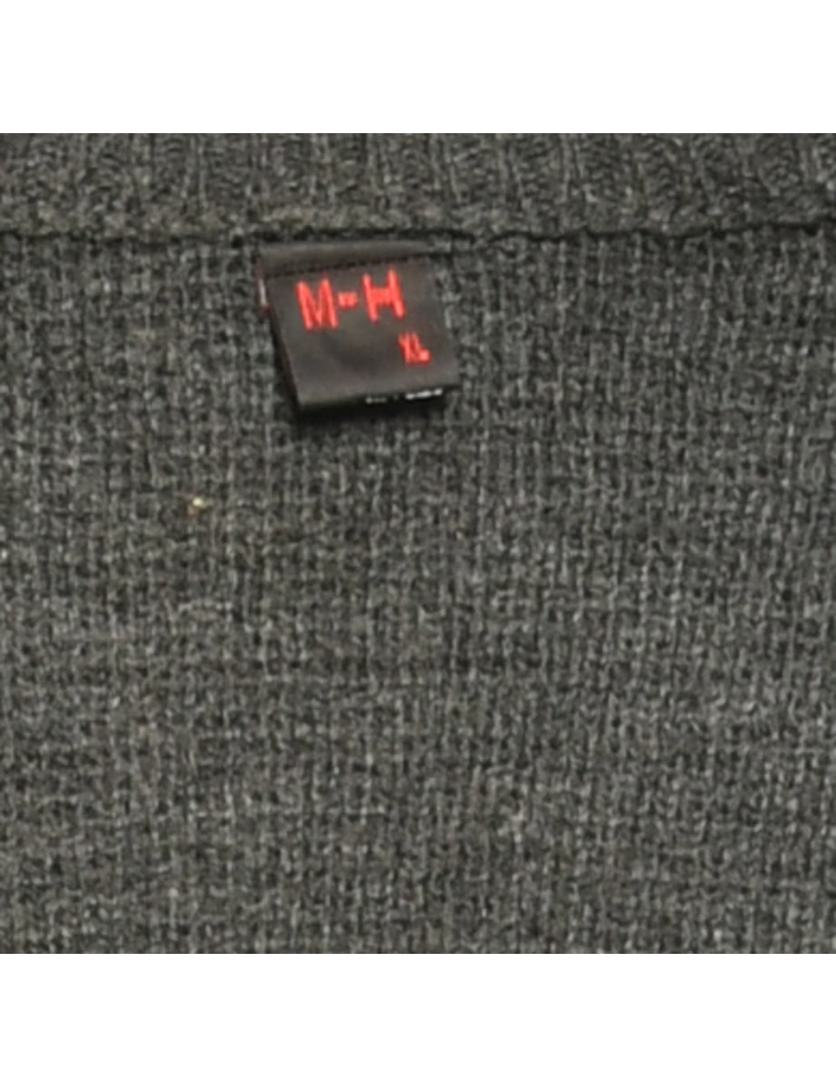 Grey Long Sleeved Jumper - XL
