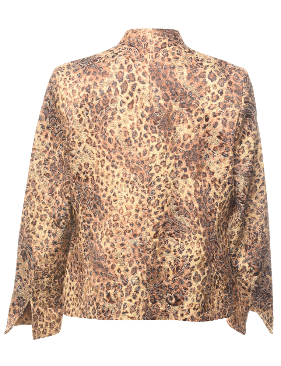 Leopard Pattern Jacket - L