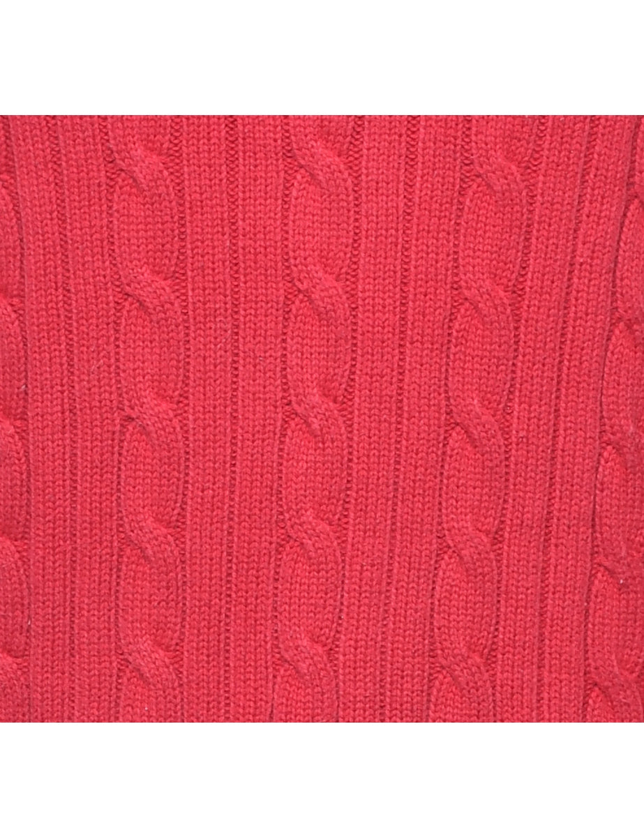 Chaps Cable Knit Jumper - M