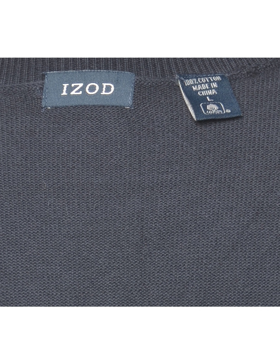 Izod Argyle Jumper - L