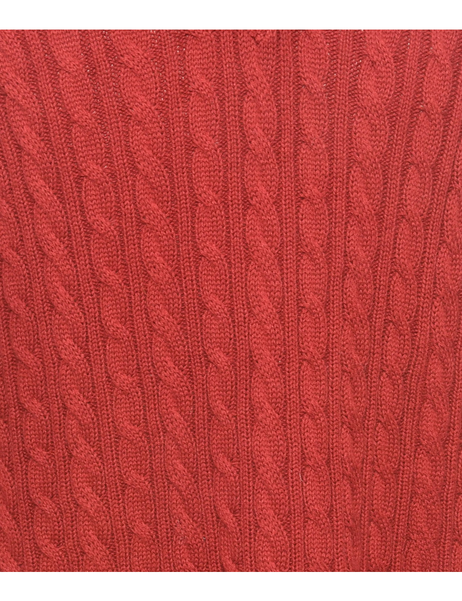 Cable Knit Jumper - S