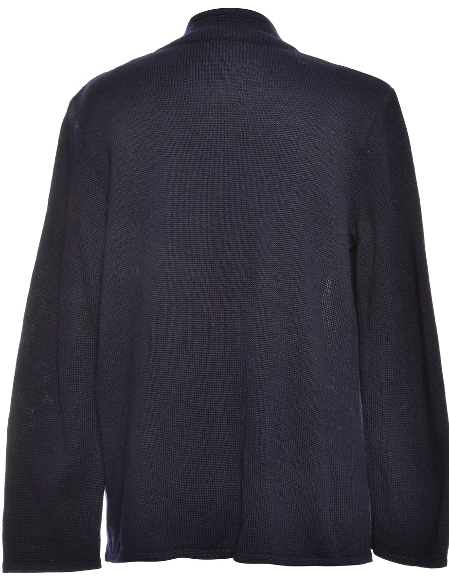 Navy Cardigan - M