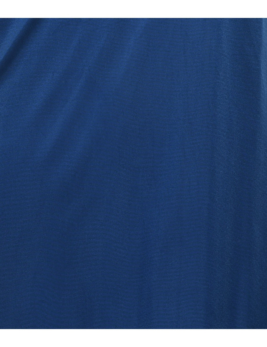 Blue Classic Slip Dress - L