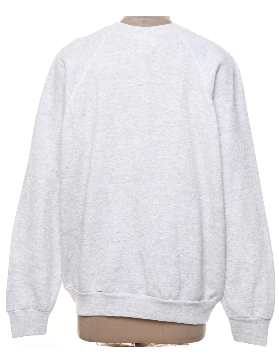 Floral Christmas Sweatshirt - L