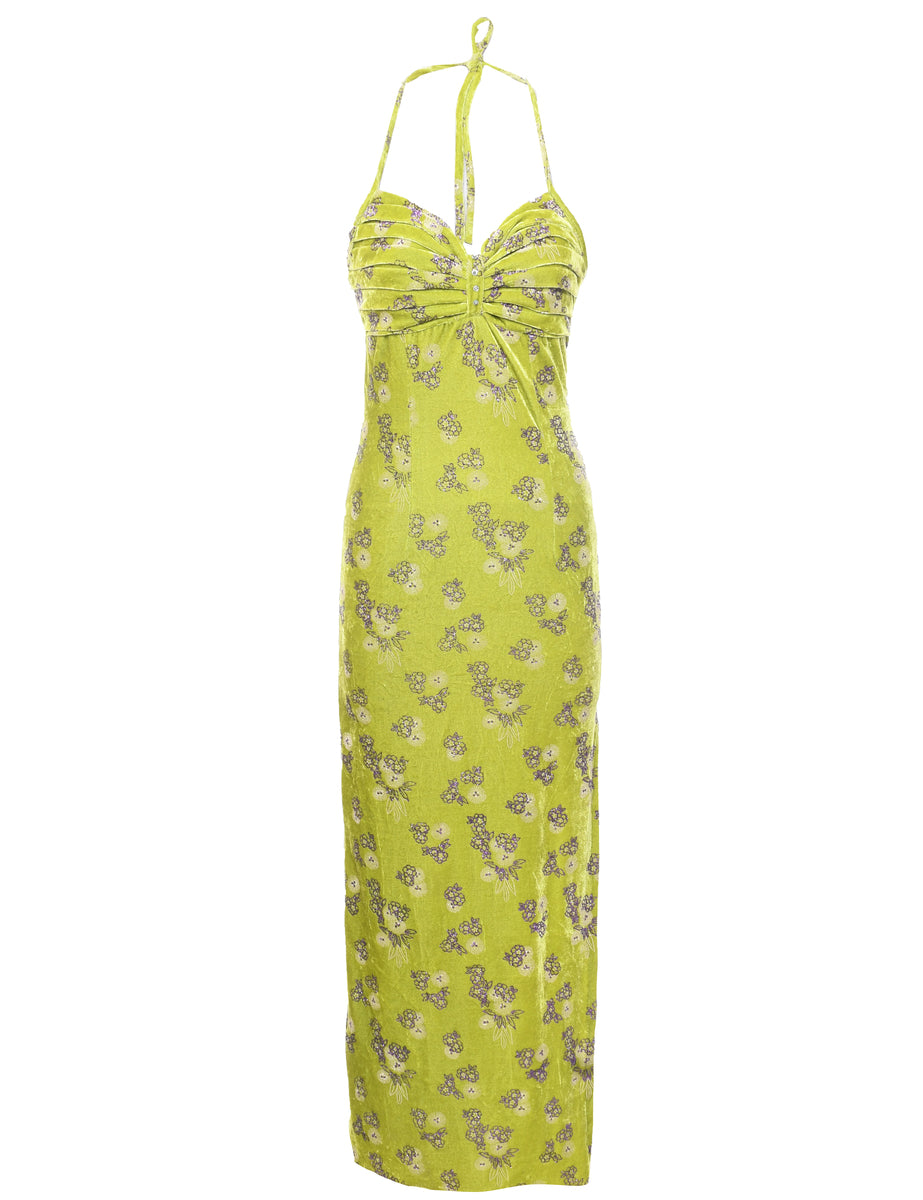 Velvet Sparkly Finish Evening Dress - XS