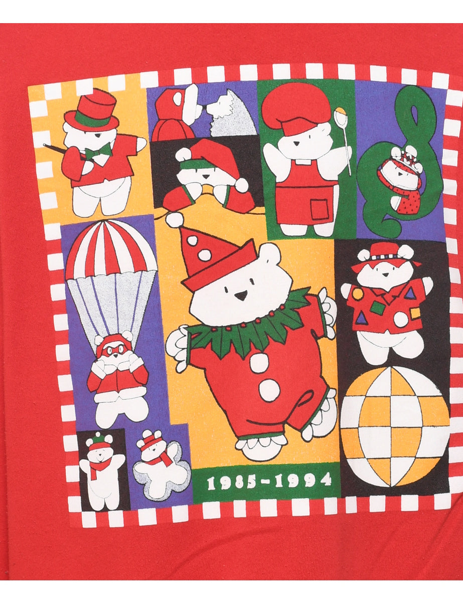 Red Christmas Sweatshirt - XL